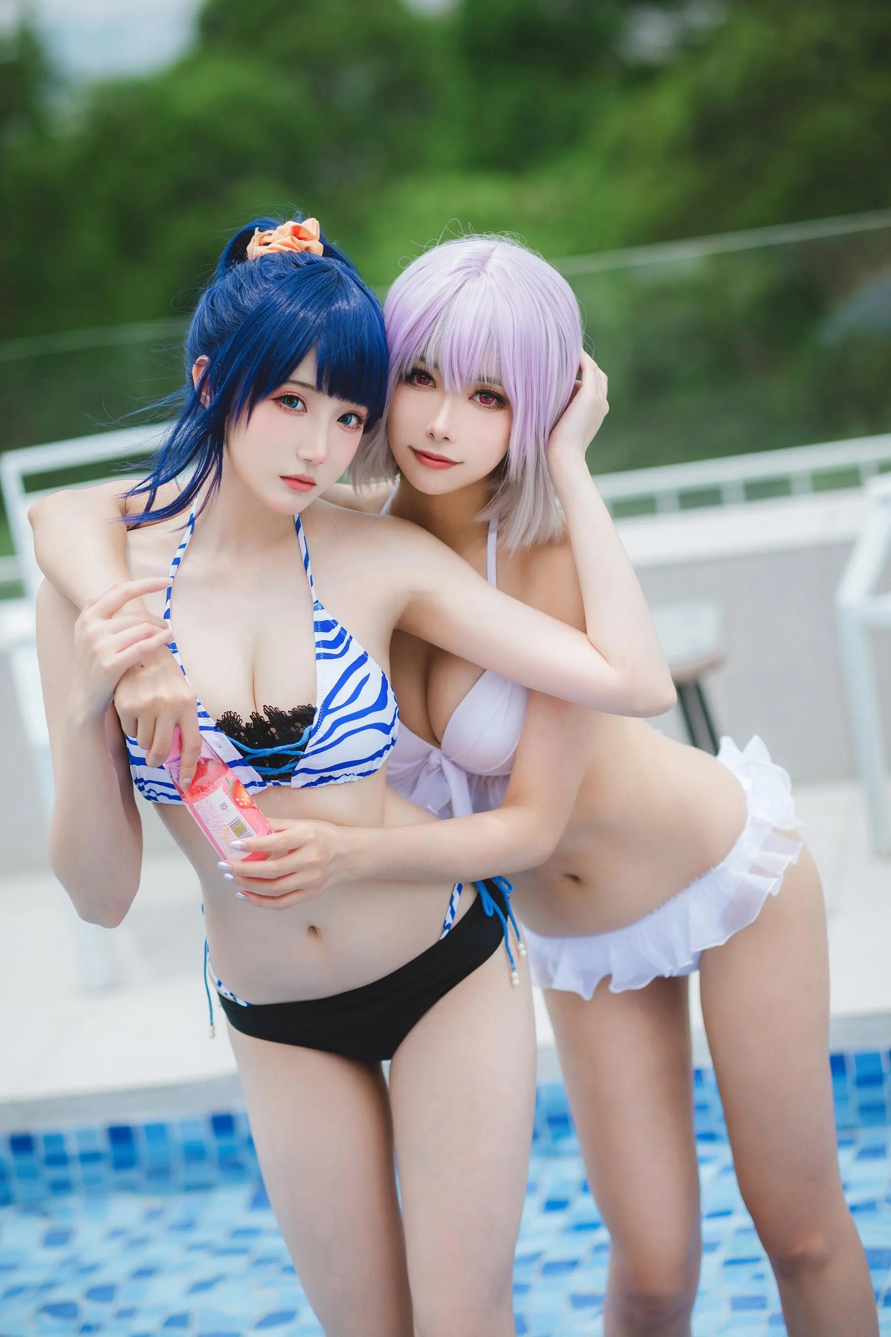 Momoko葵葵 – NO.35 瓜希酱 SSSS.GRIDMAN 宝多六花新条茜 泳装 [55P]插图8